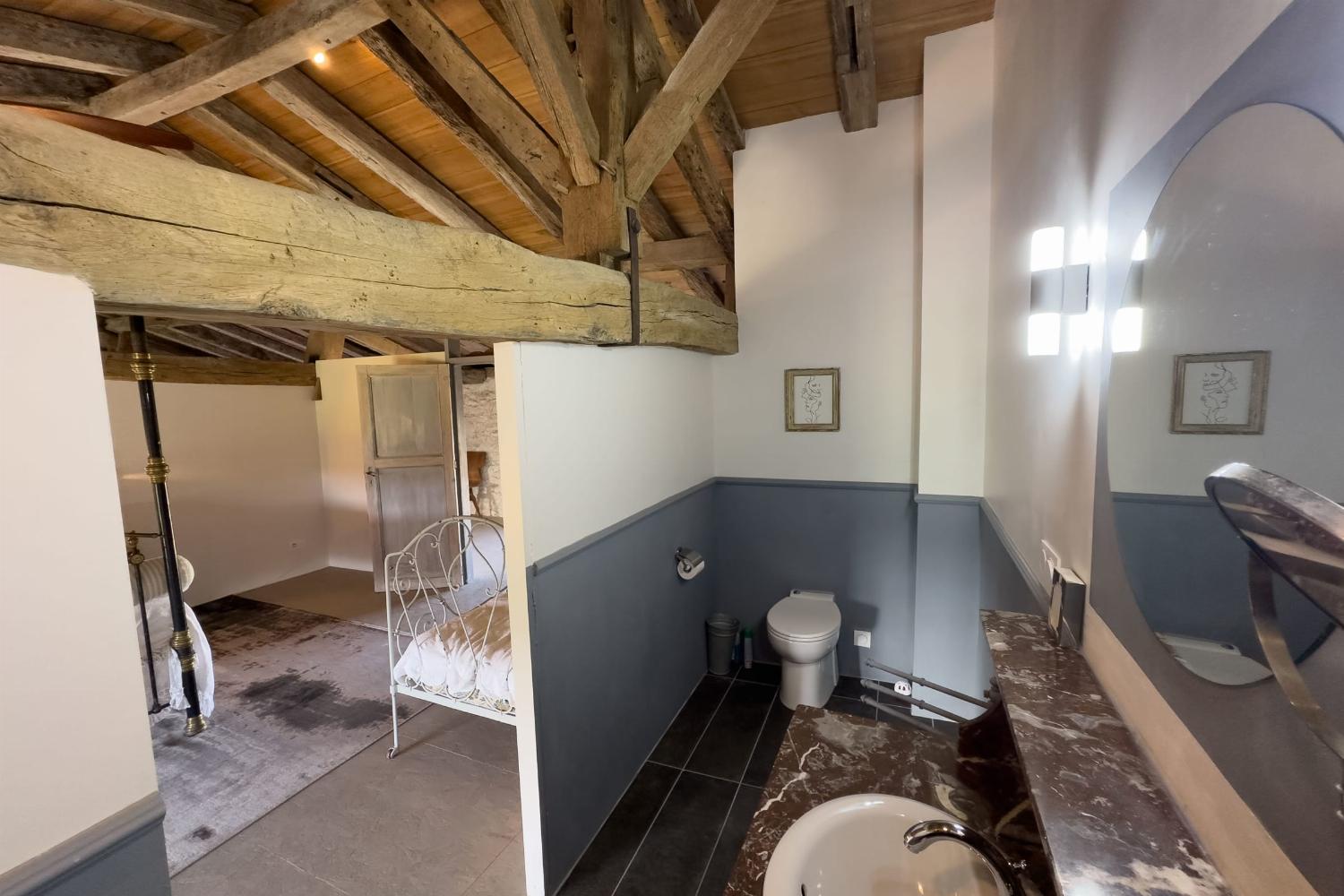Bathroom | Holiday château in Nouvelle-Aquitaine