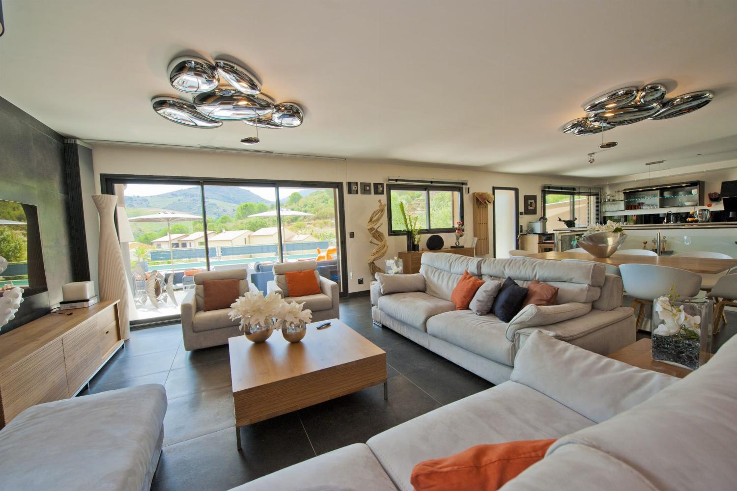 Living room | Holiday villa in Collioure