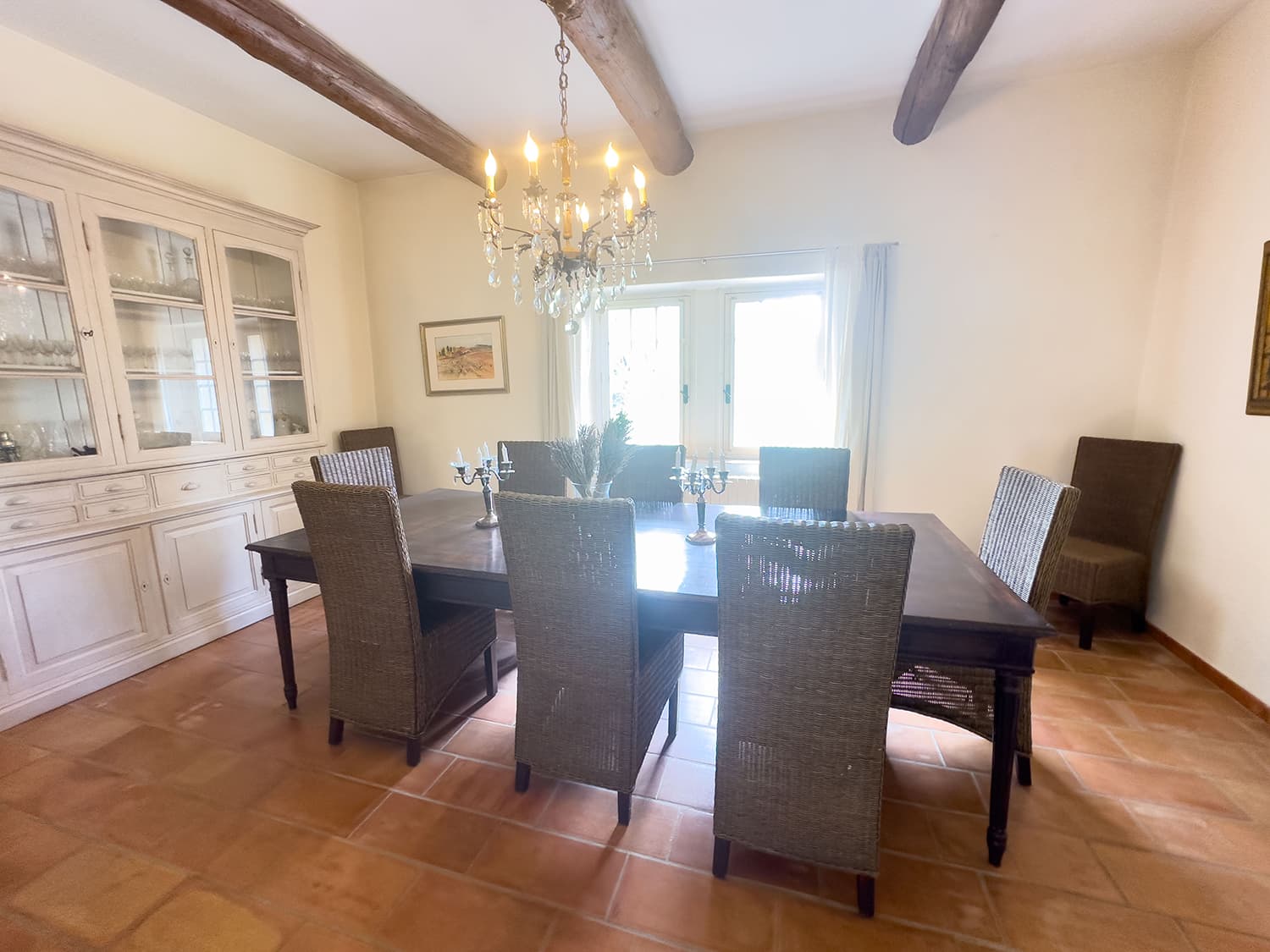 Dining room| Holiday accommodation in Puyvert