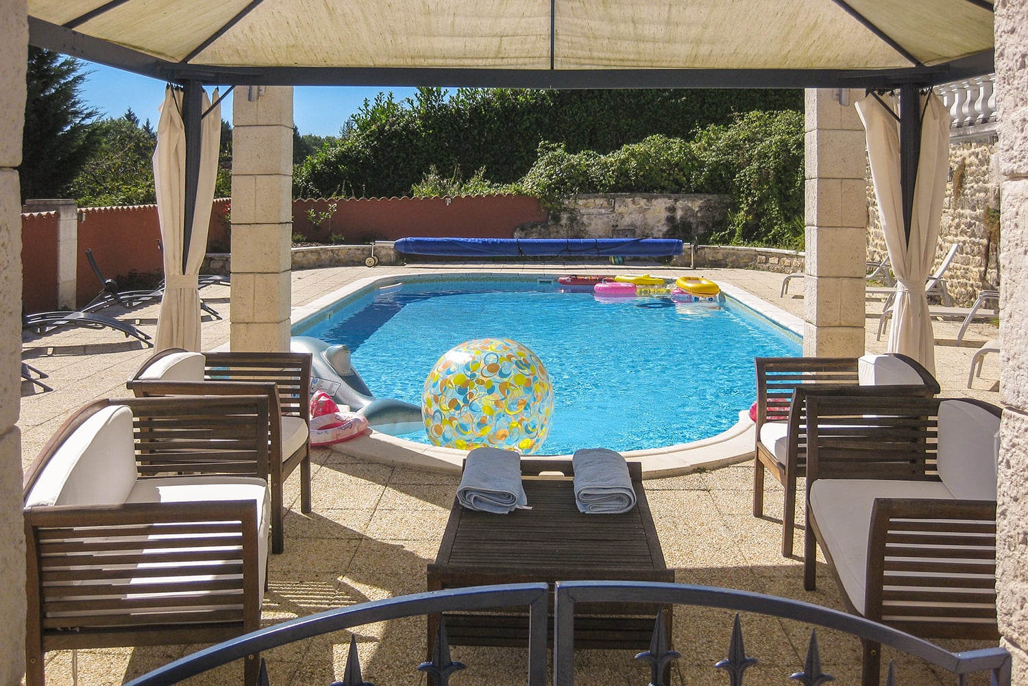 Private heated pool Private heated pool