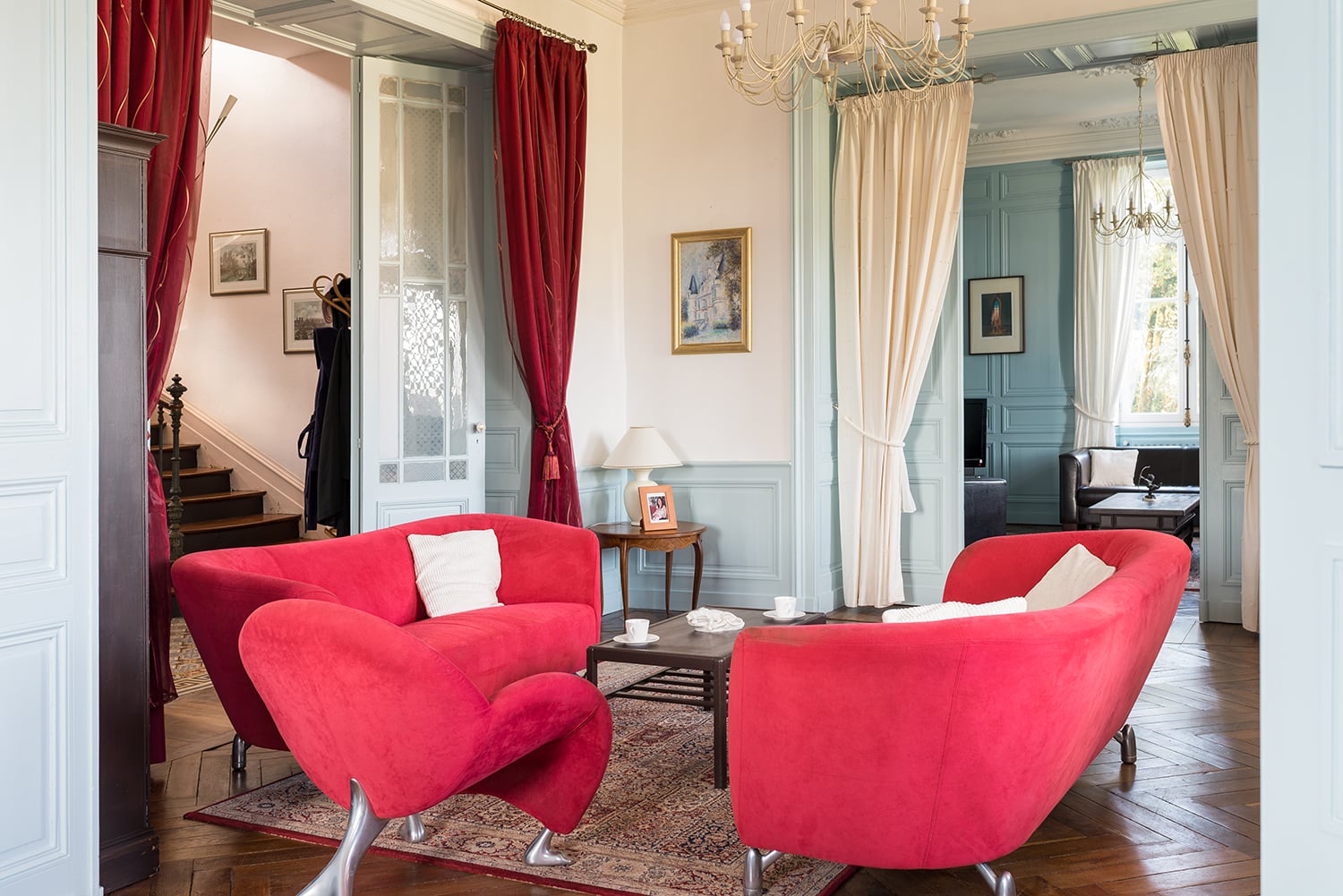 Sitting room | Holiday chateau in Dignac Sitting room | Holiday chateau in Dignac