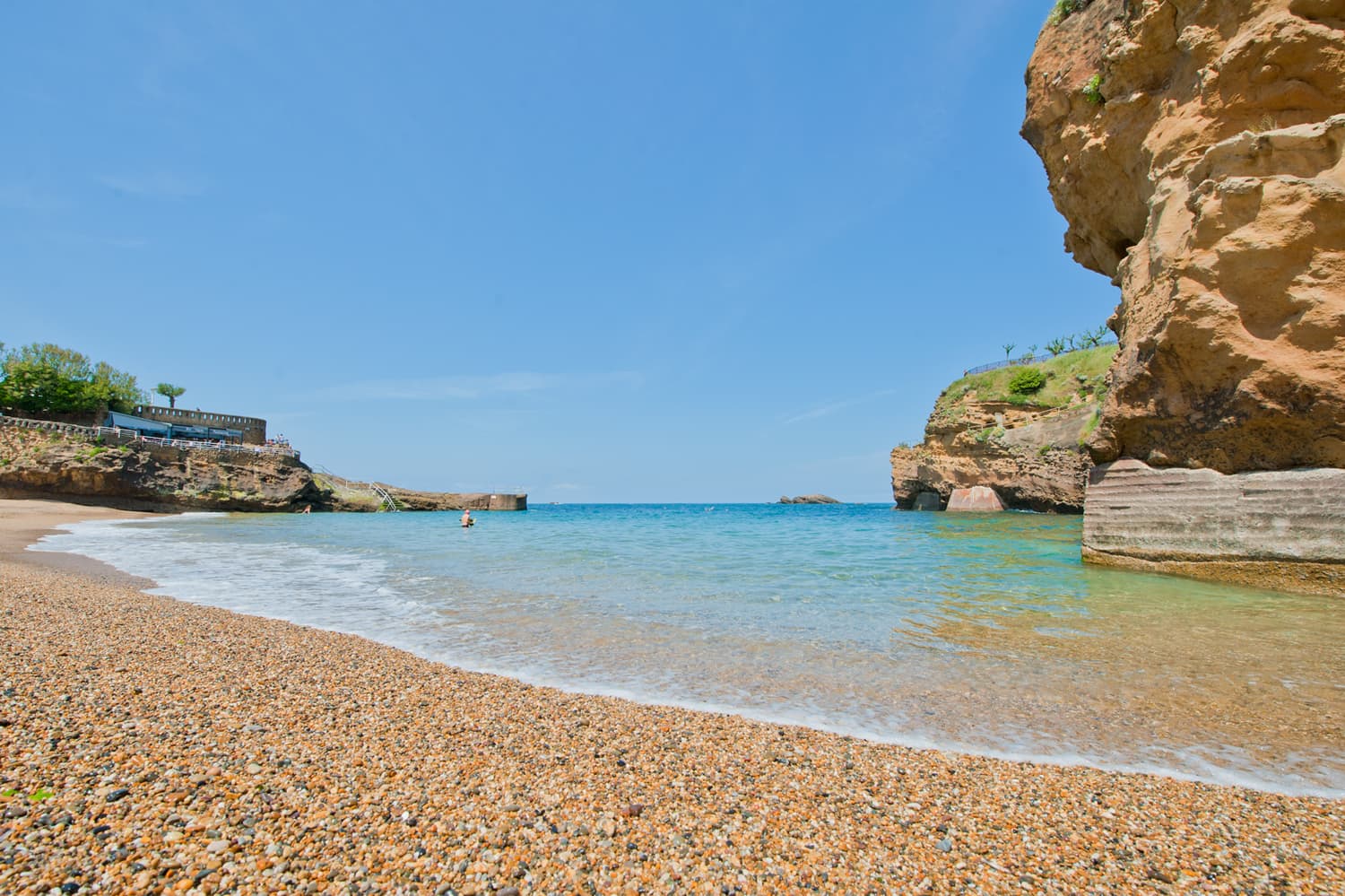 Beach in Biarritz