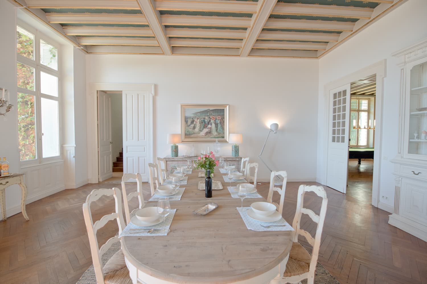 Maison de vacance avec piscine privée pour de grands groupe
