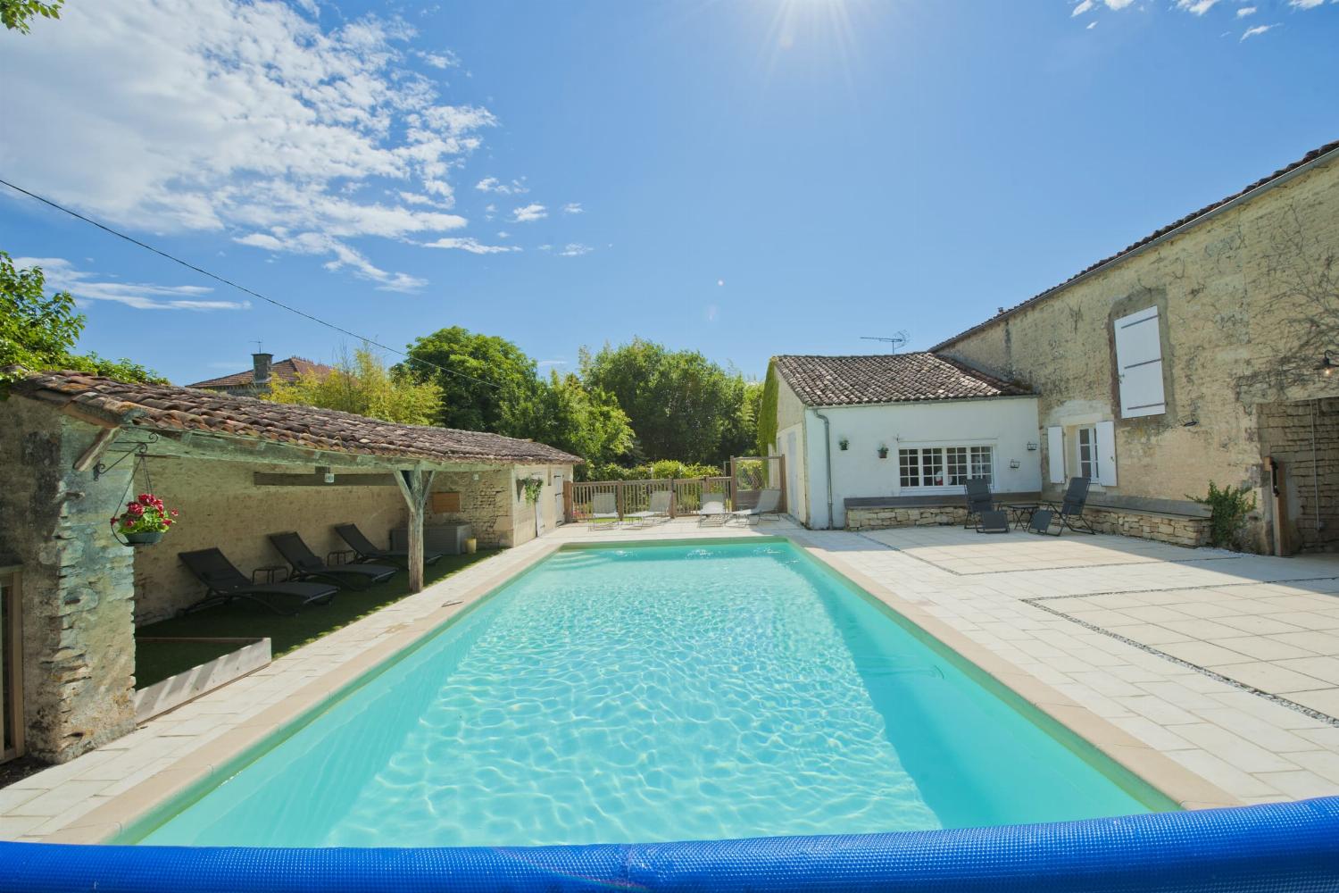 Private heated pool