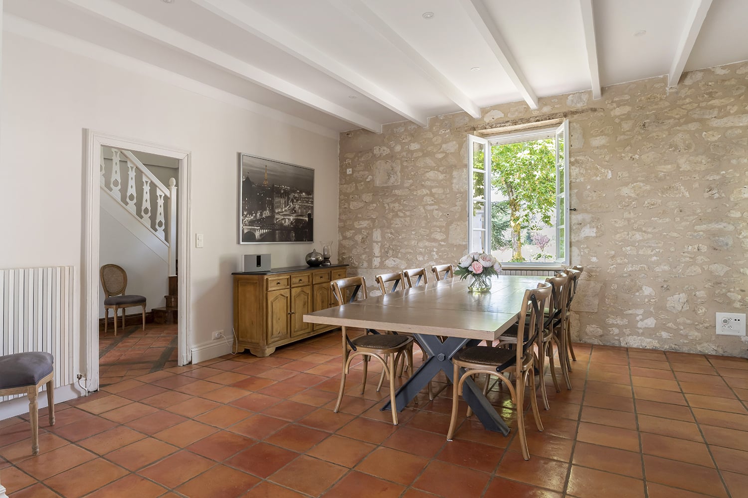 Dining room | Rental home in Dordogne