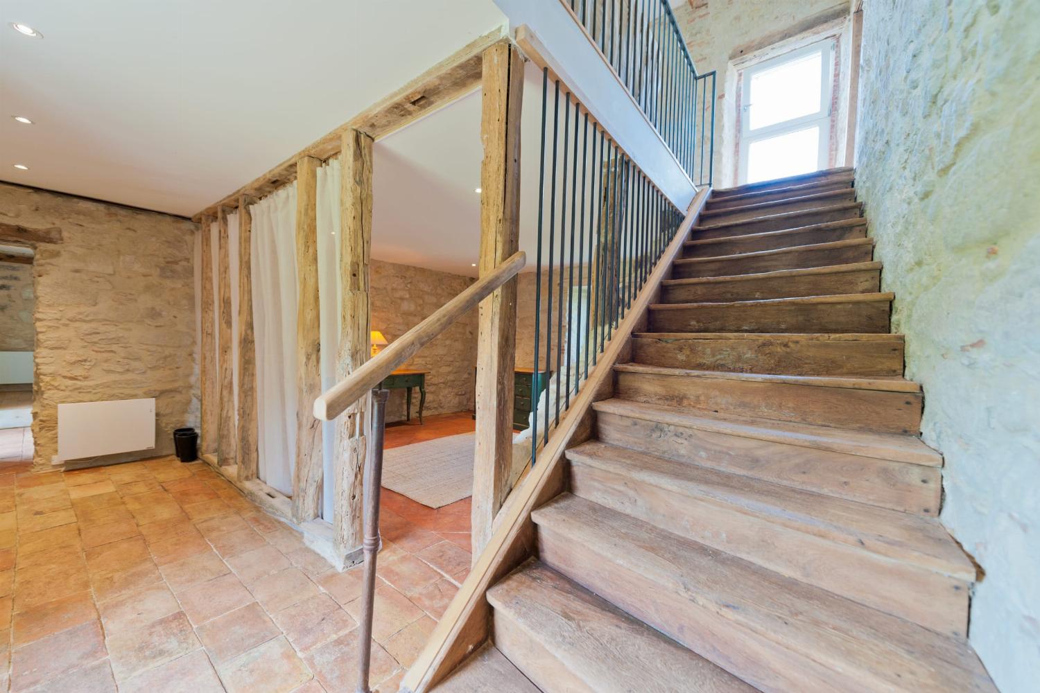 Staircase | Rental home in the Tarn