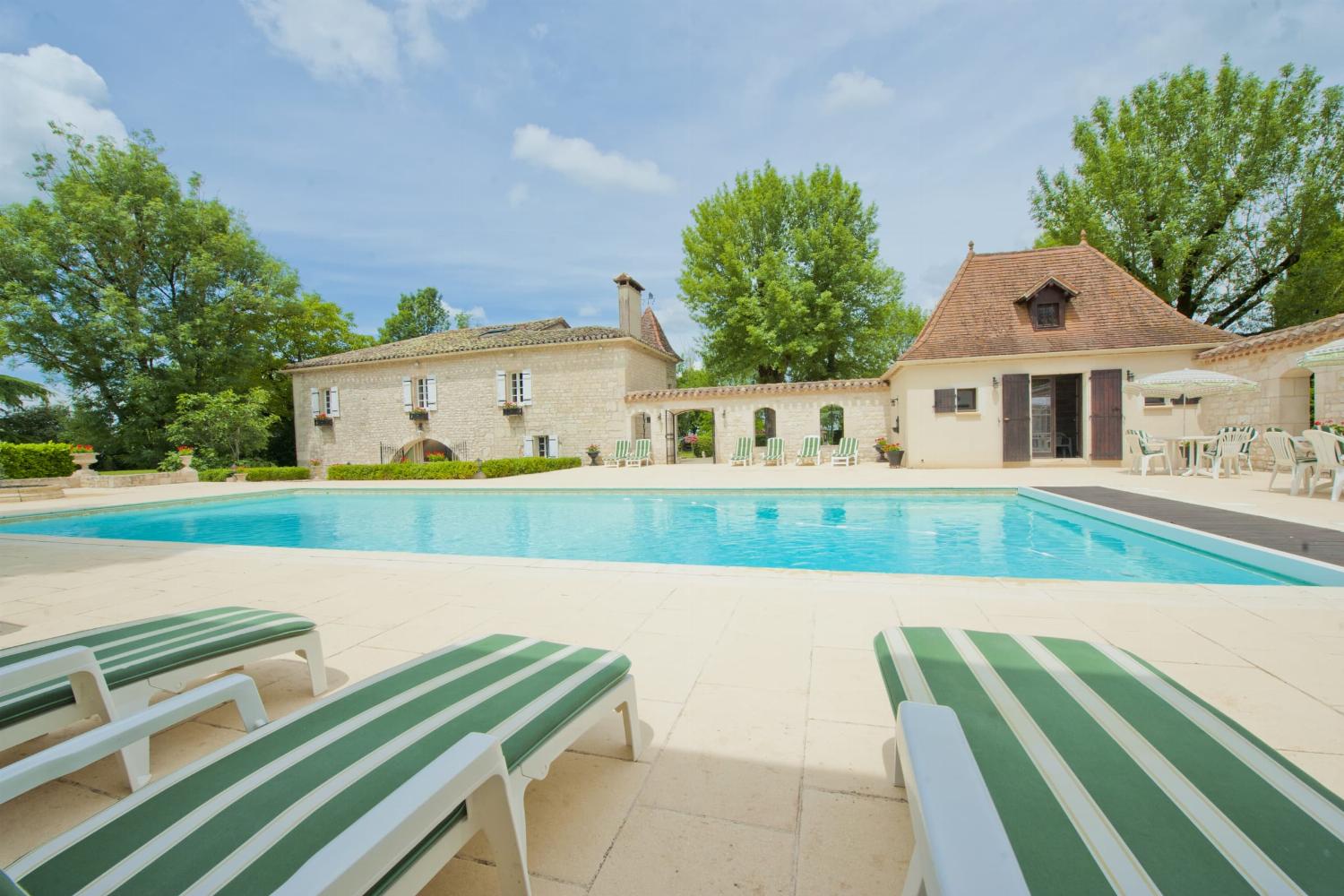 Holiday home in Lot with private heated pool