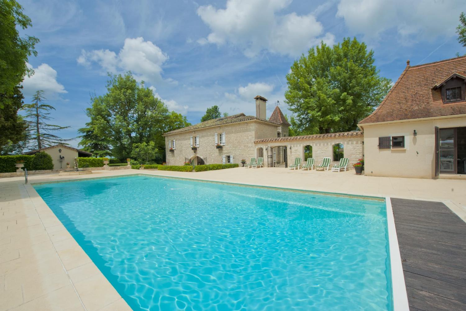 Holiday home in Lot with private heated pool