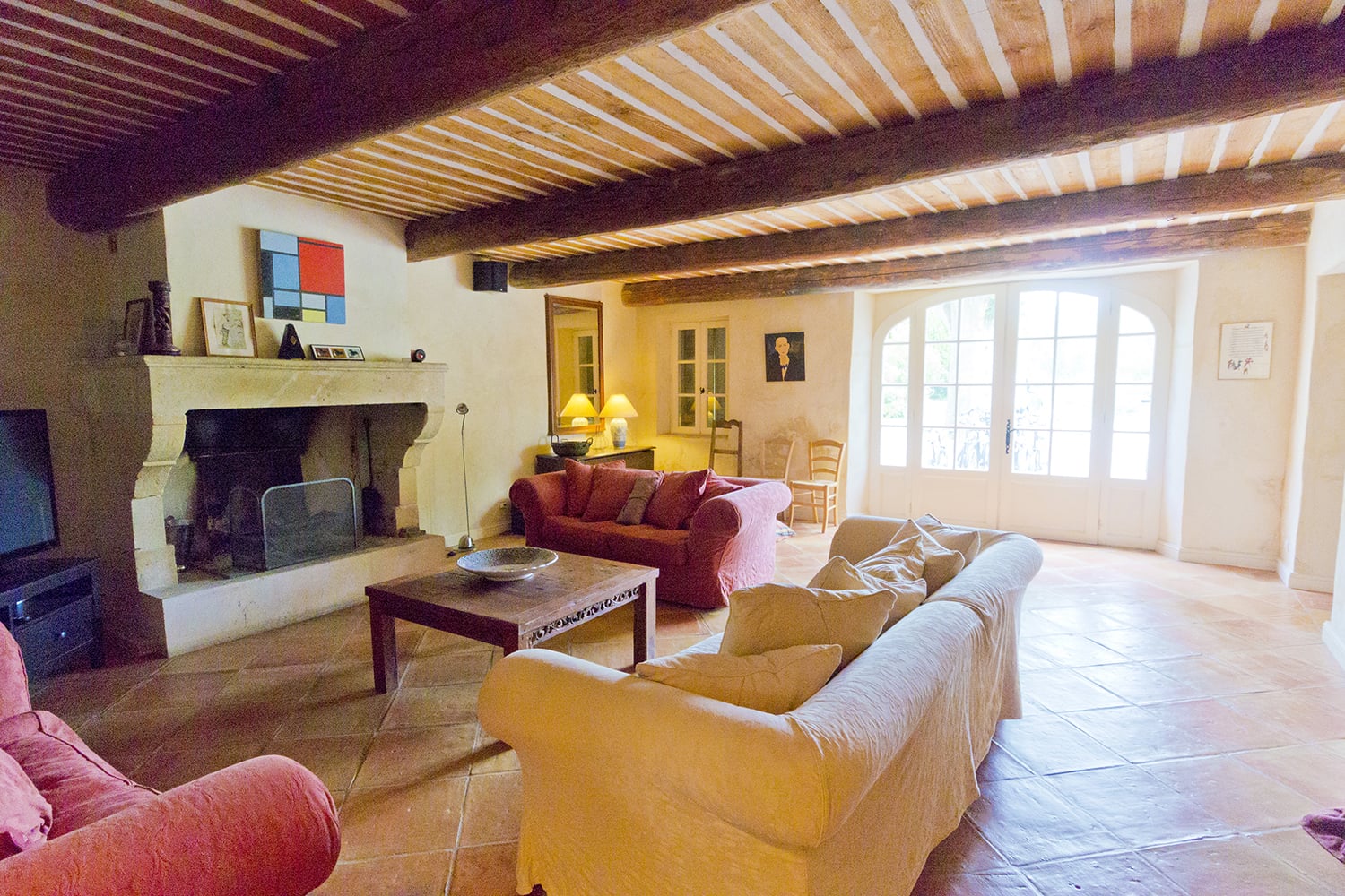 Living room | Rental home in Provence