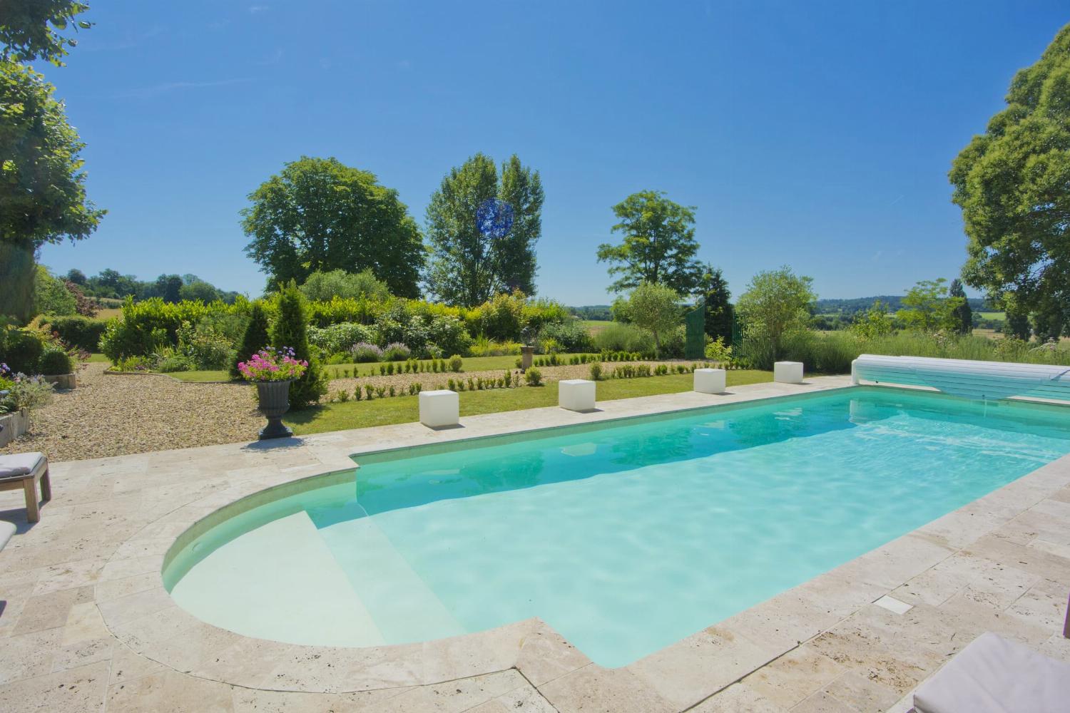 Private heated pool