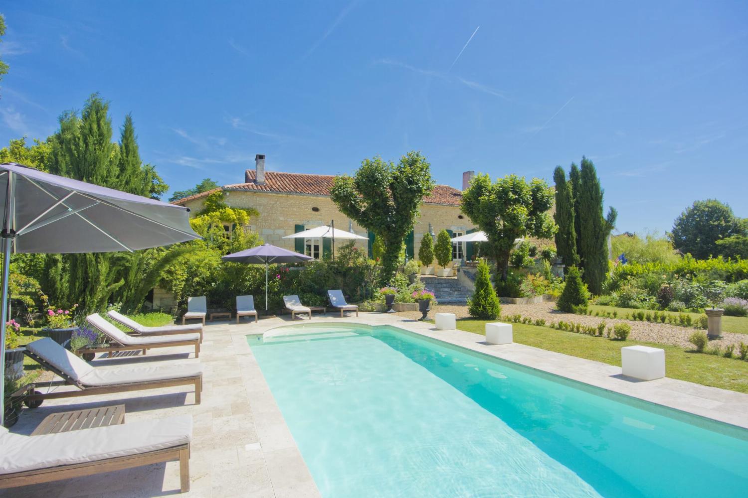 Private heated pool