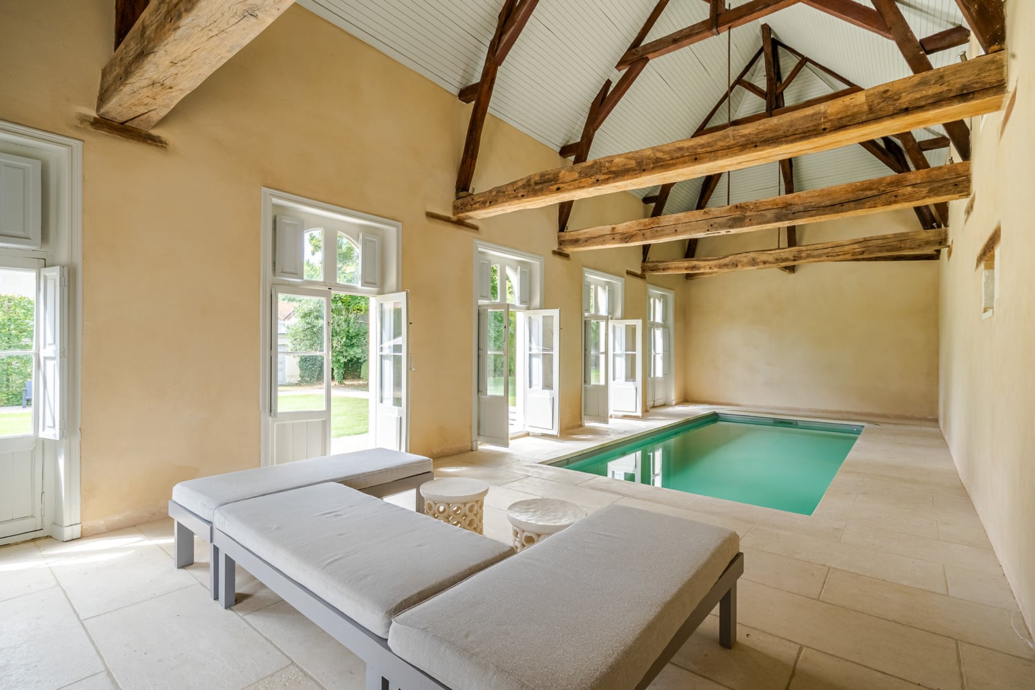 Private indoor heated pool