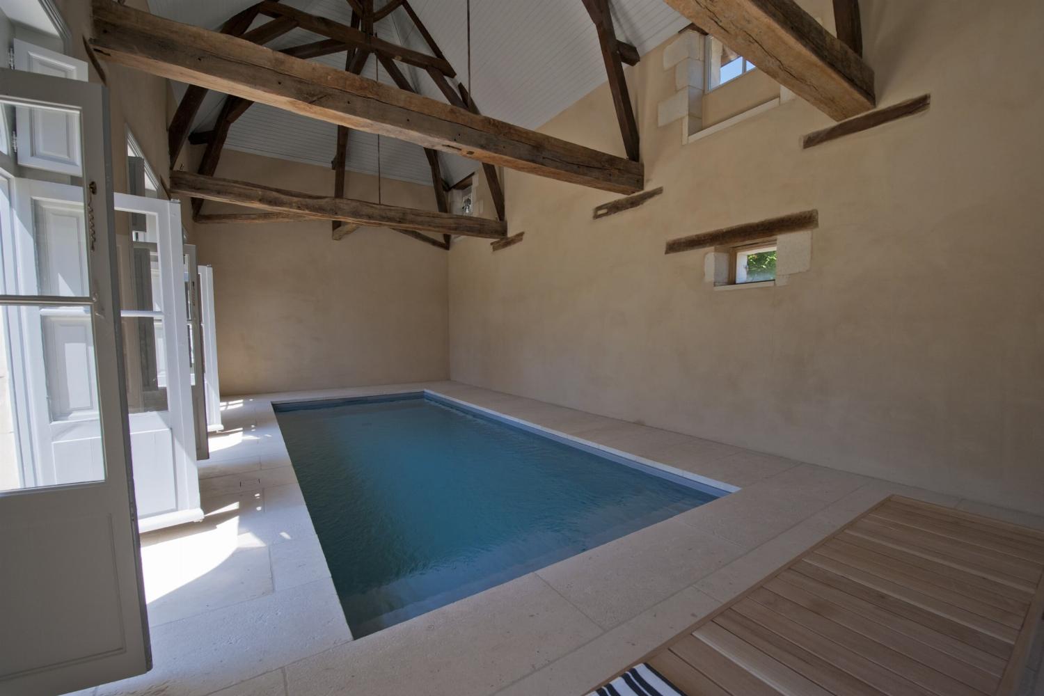 Private indoor heated pool