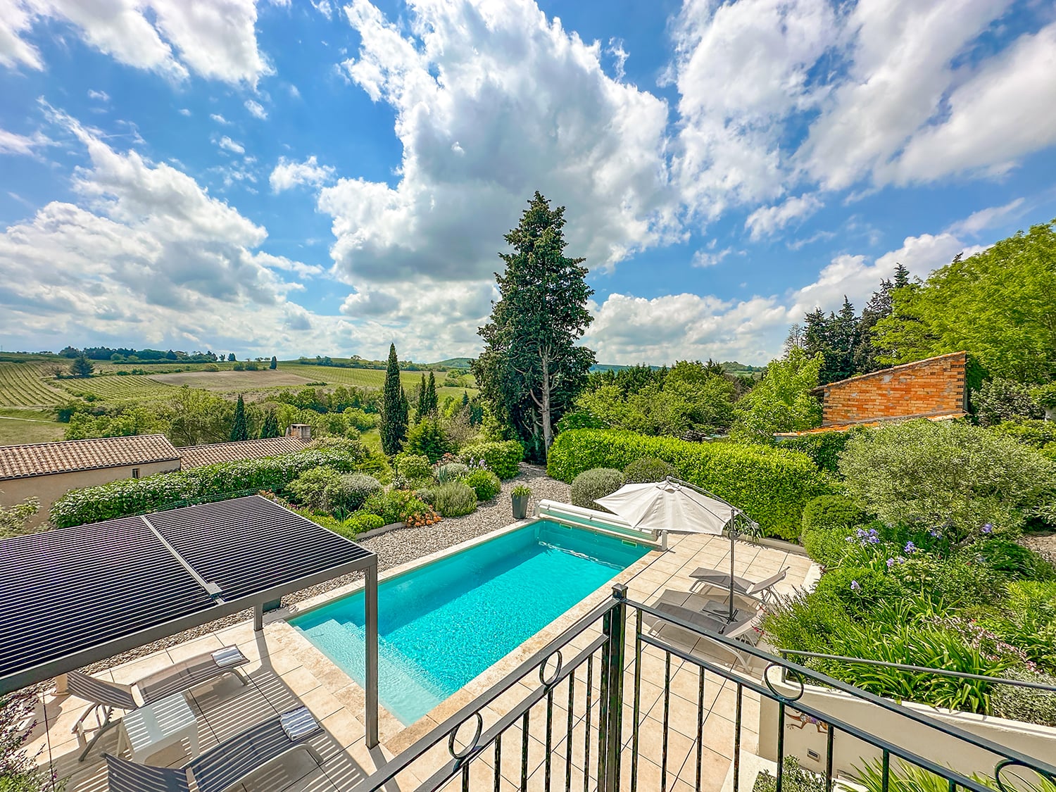 Private pool and view