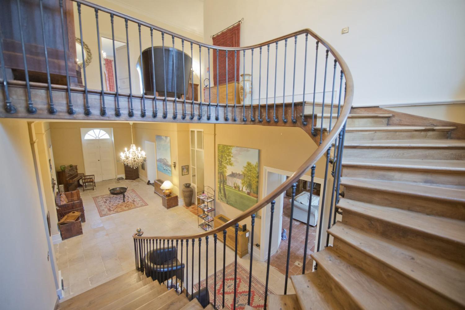 Staircase | Rental château in Loire