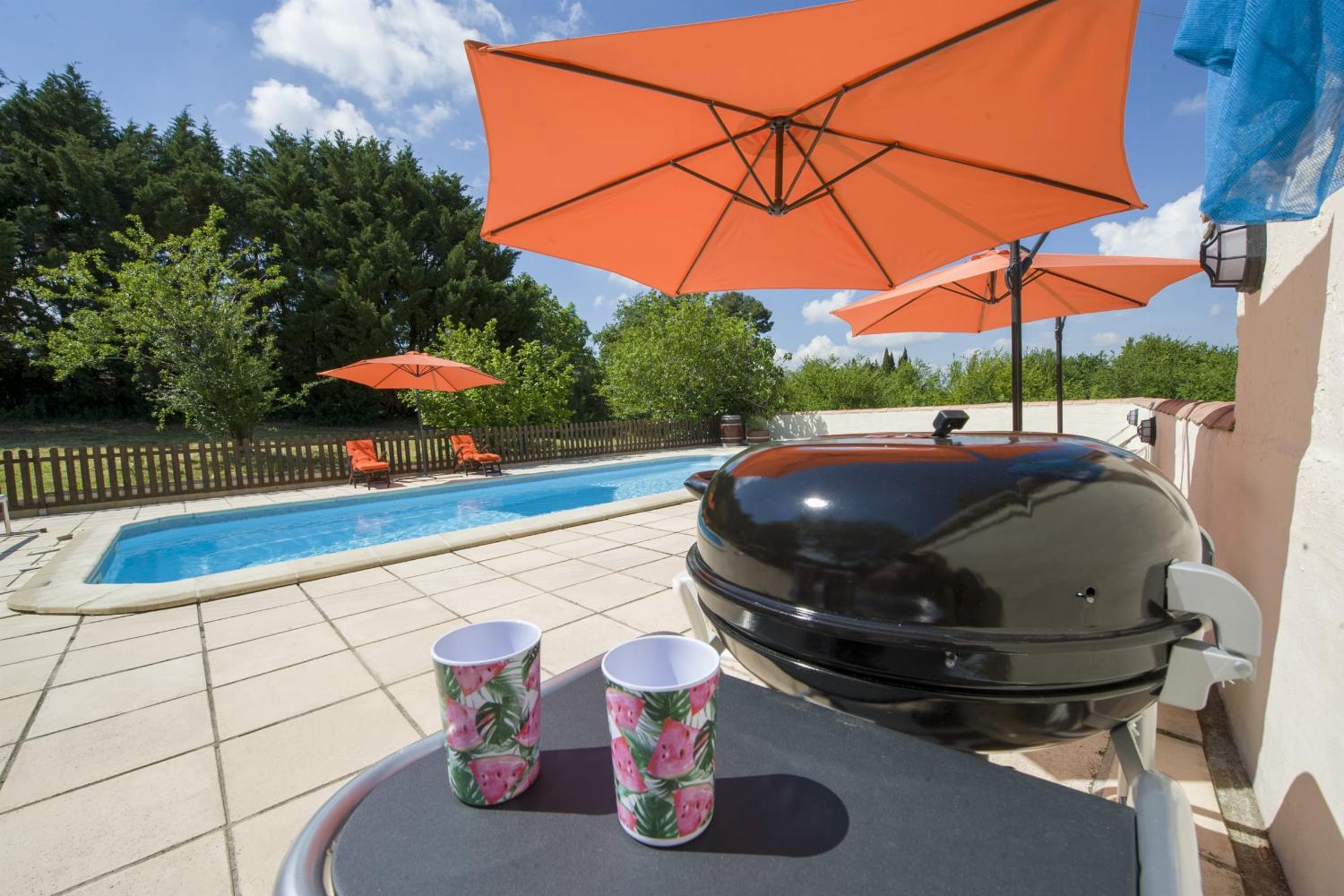 Private heated pool