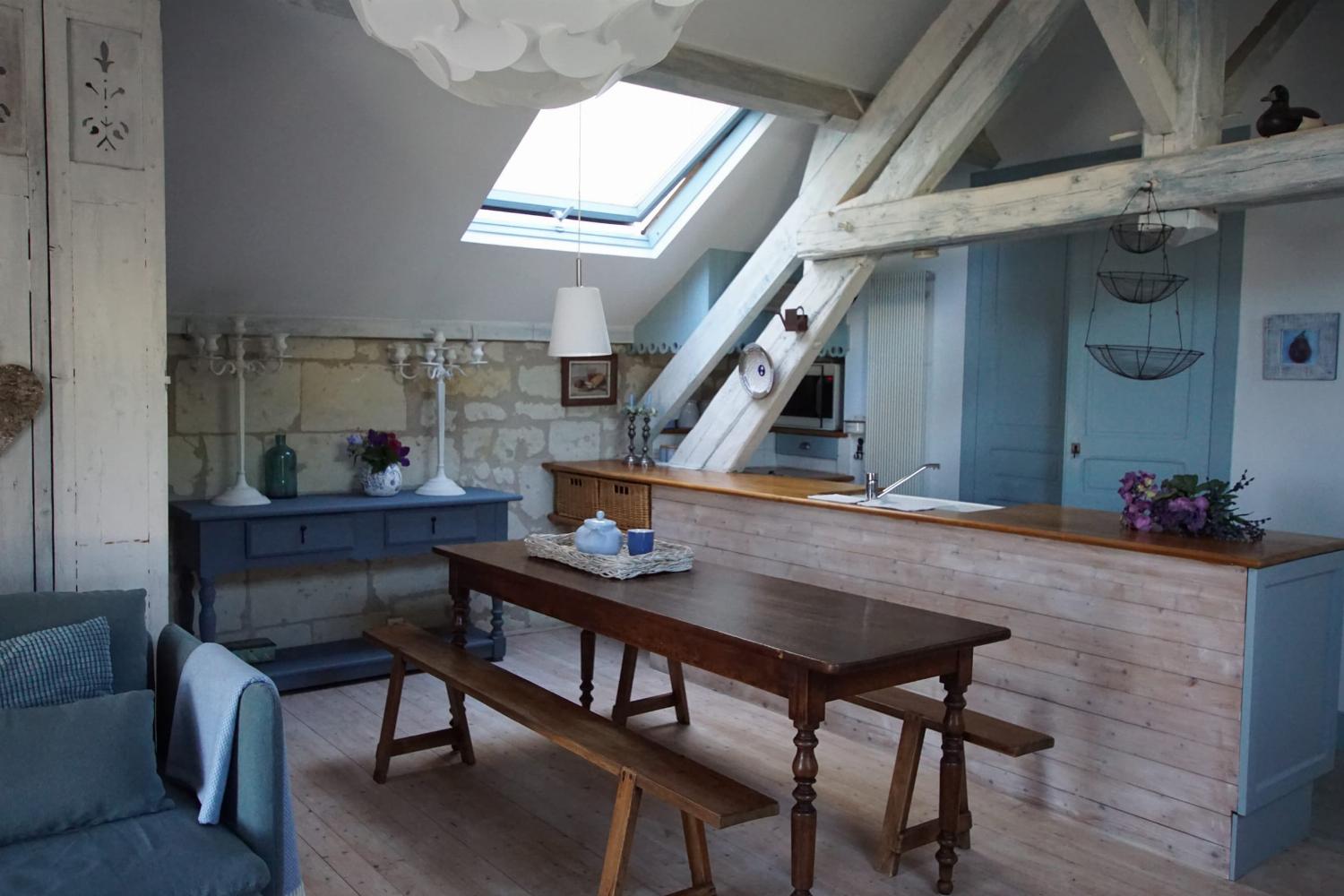 Living room | Rental home in Maine-et-Loire