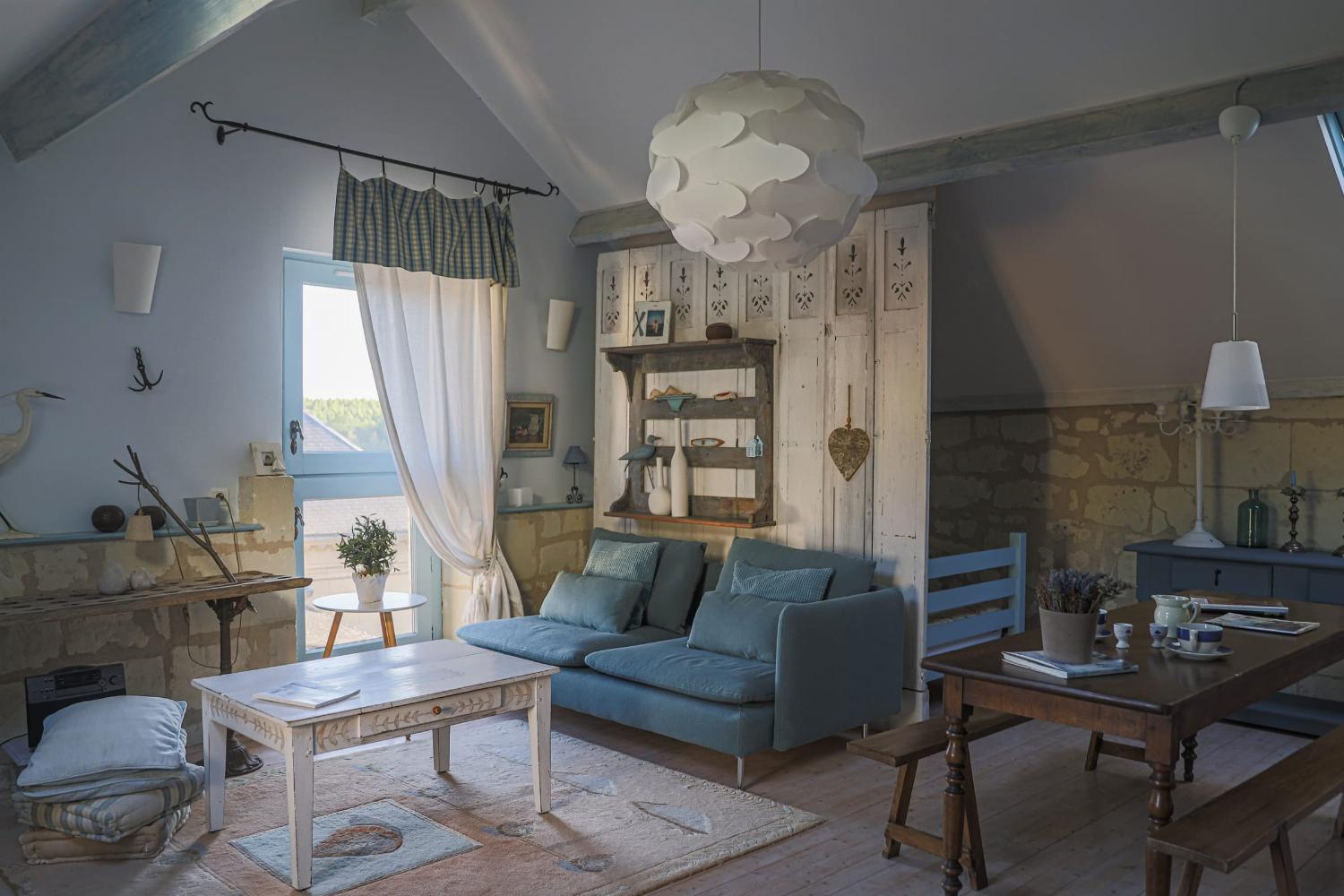 Living room | Rental home in Maine-et-Loire