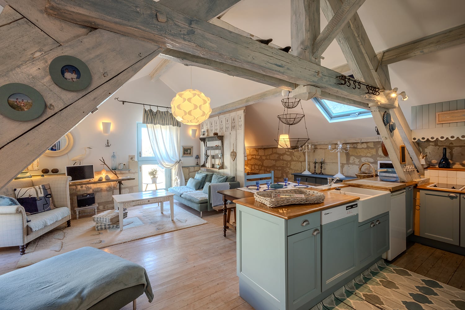 Living room | Rental home in Pays de la Loire