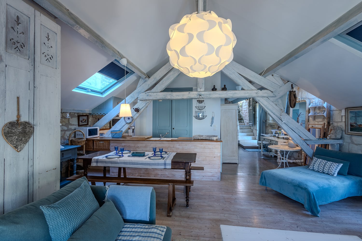Living room | Rental home in Pays de la Loire