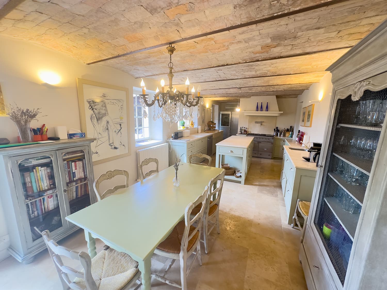 Kitchen| Holiday rental in Puyvert