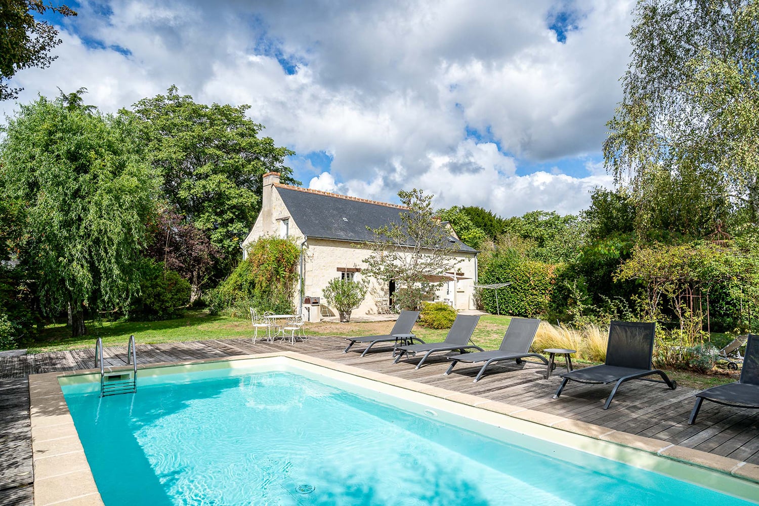 Private heated pool Private heated pool