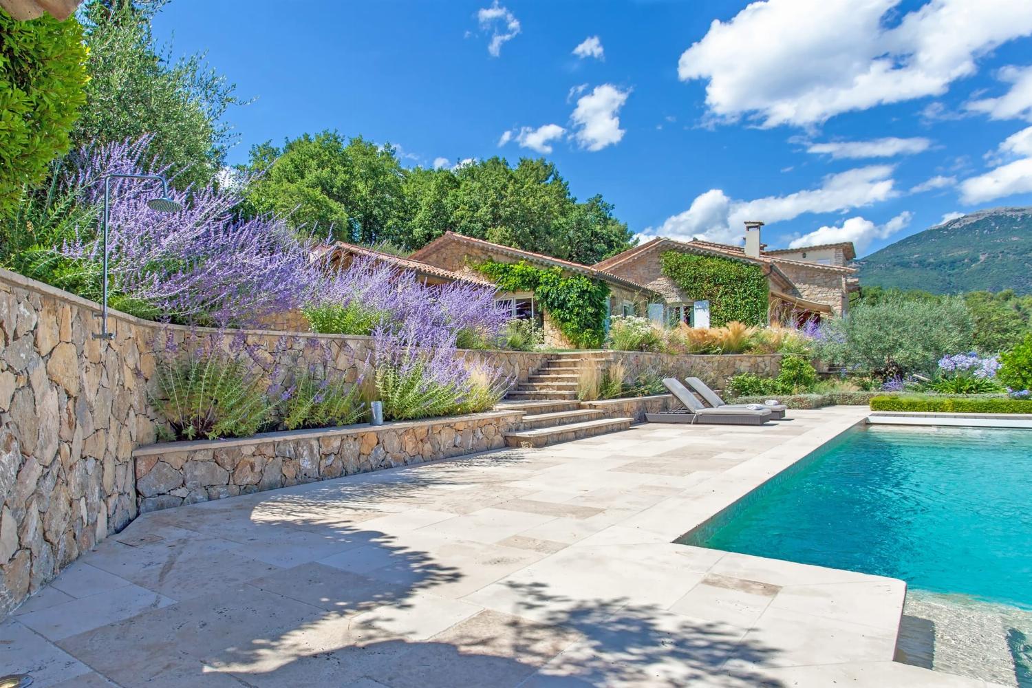 Private heated pool