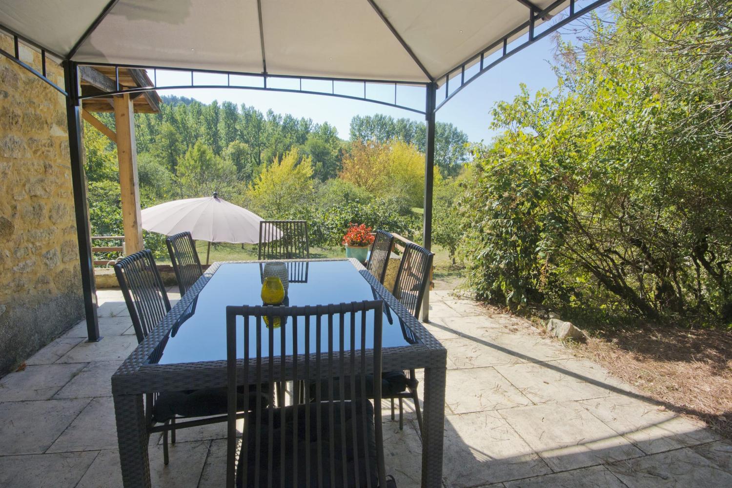 Shaded dining Terrace