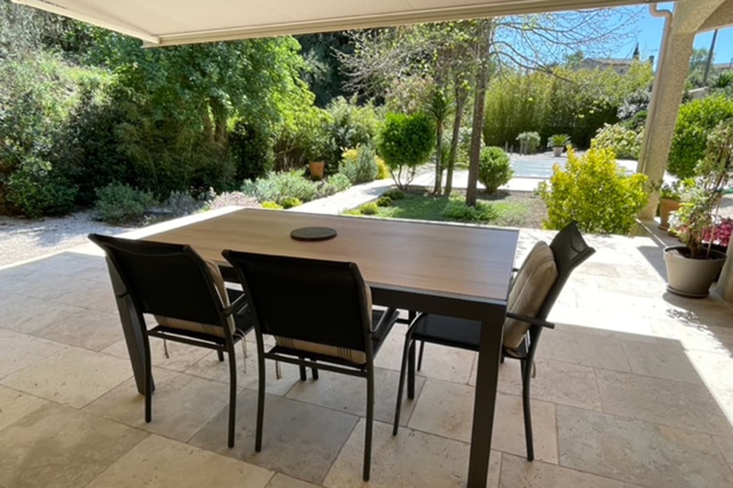 Covered terrace