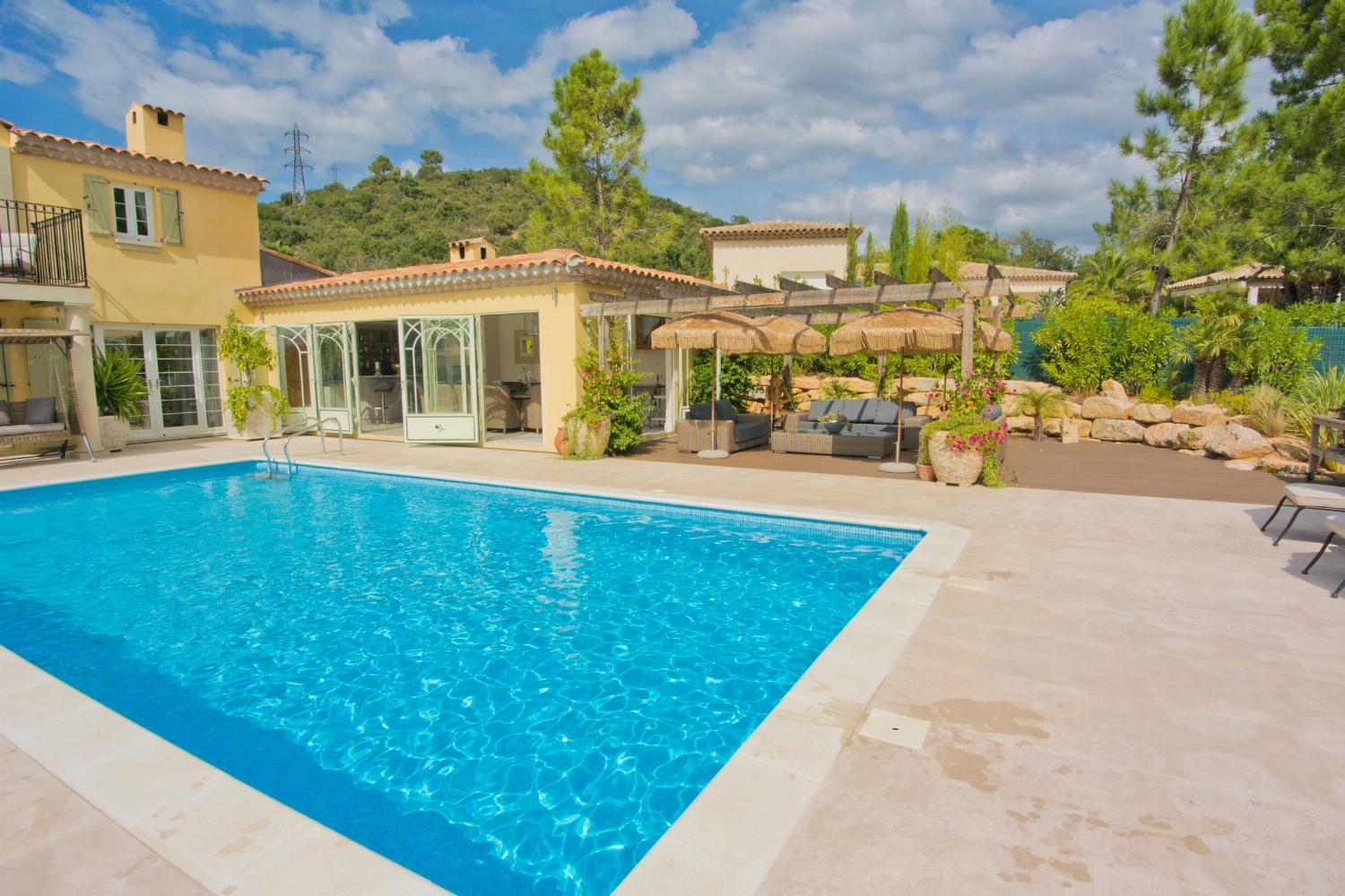 Holiday villa in Saint-Tropez with private heated pool