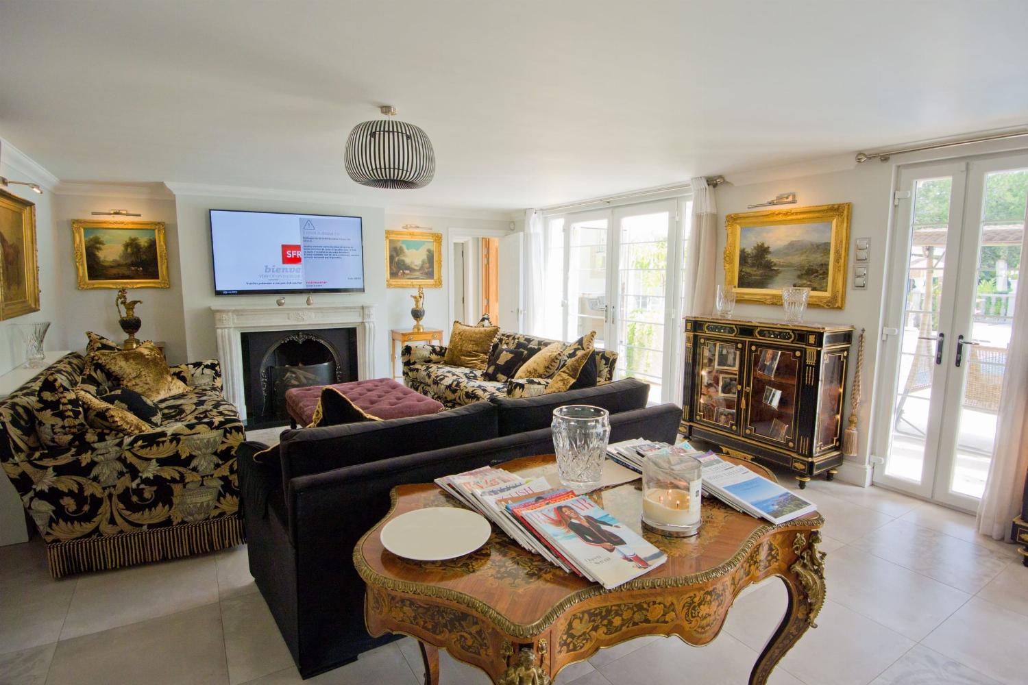 Living room | Holiday villa in Saint-Tropez