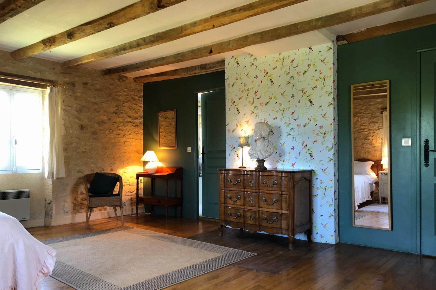Bedroom | Rental home in Dordogne