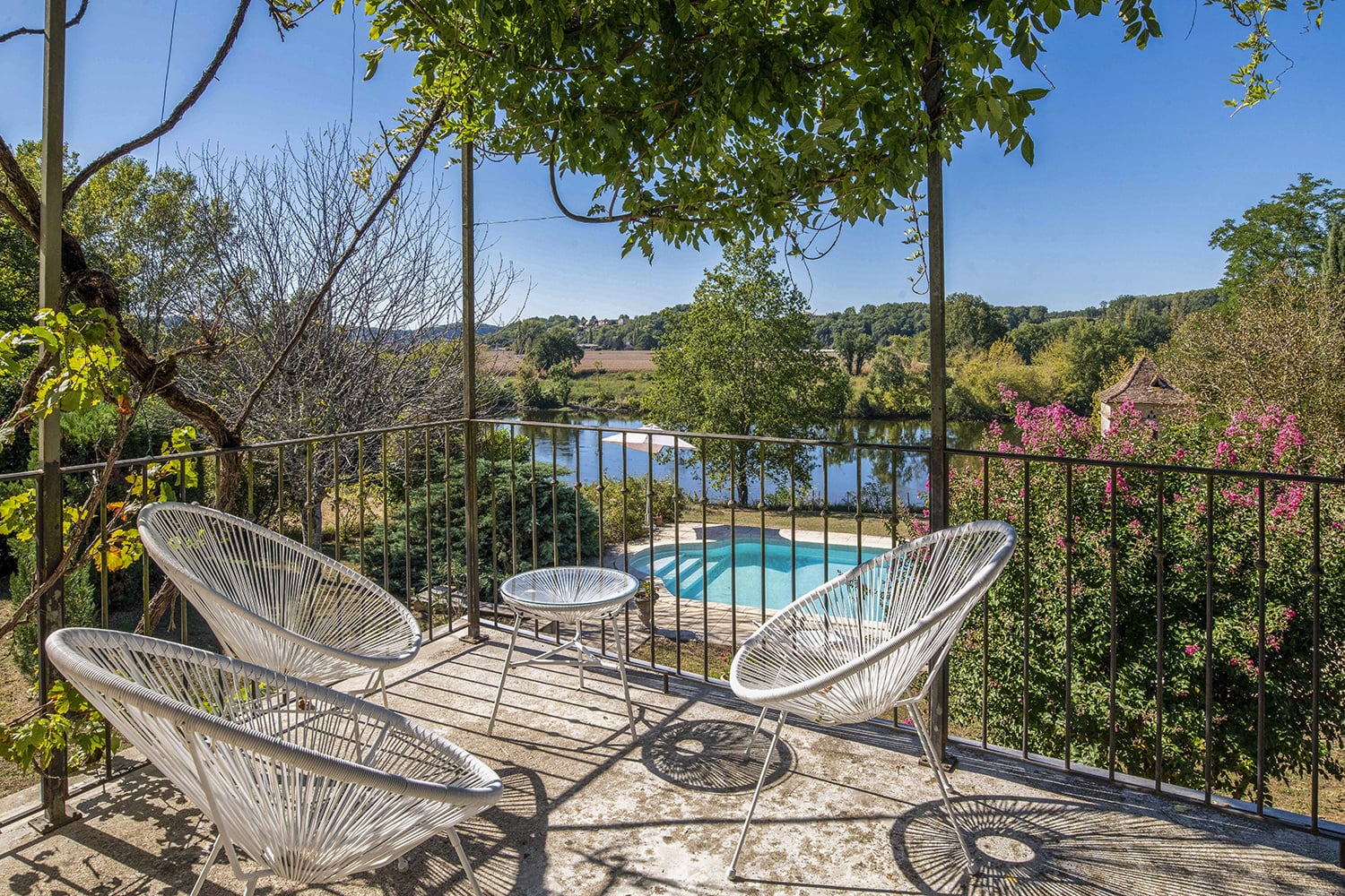 Terrace and private pool