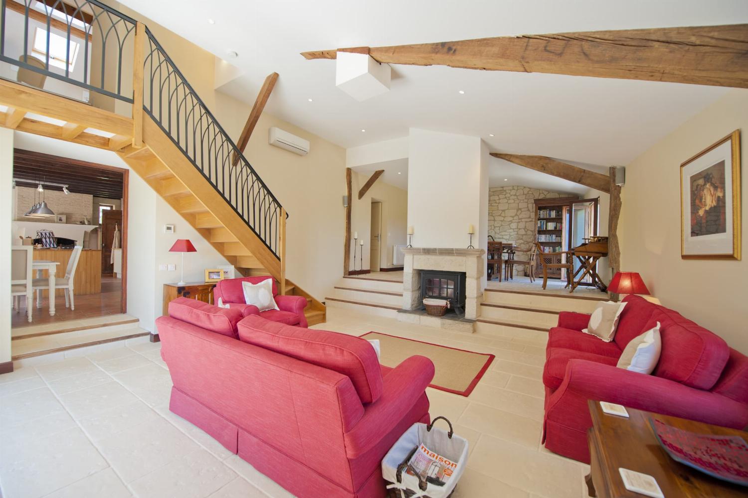 Living room | Rental home in Nouvelle-Aquitaine