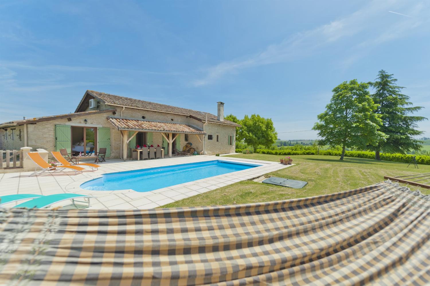 Rental home in Nouvelle-Aquitaine with private heated pool