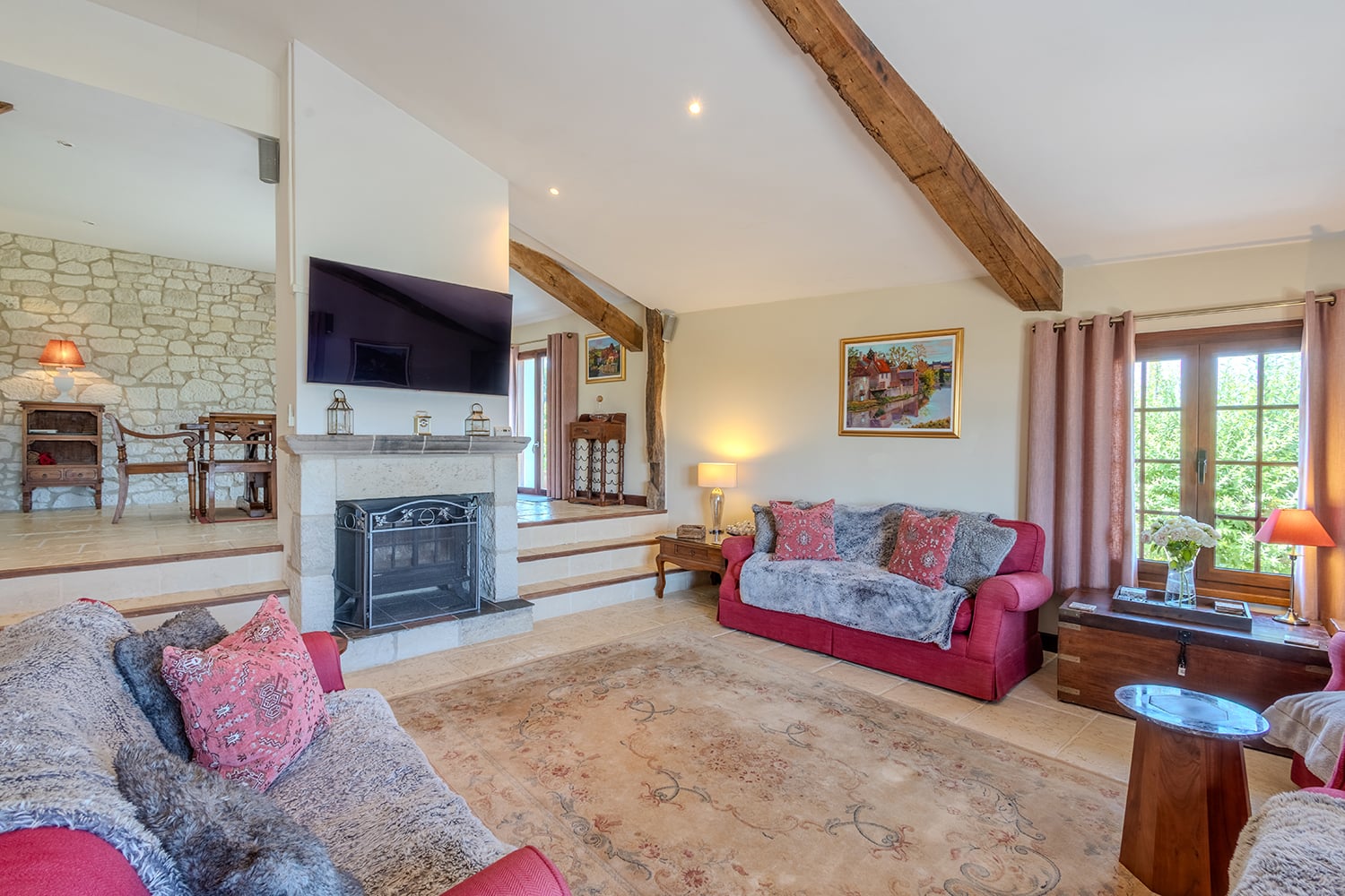 Sitting room | Rental home in Nouvelle-Aquitaine