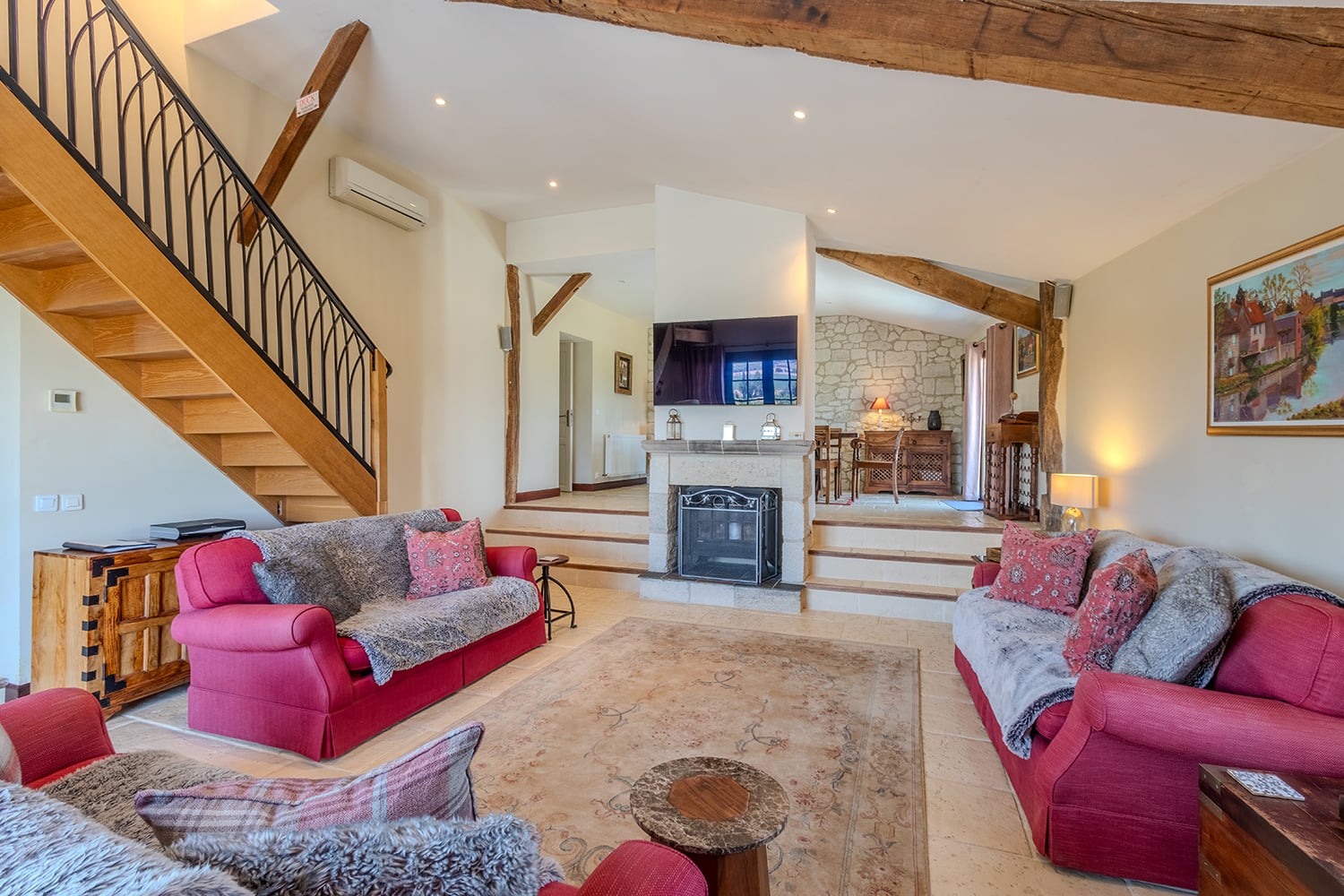 Sitting room | Rental home in Nouvelle-Aquitaine