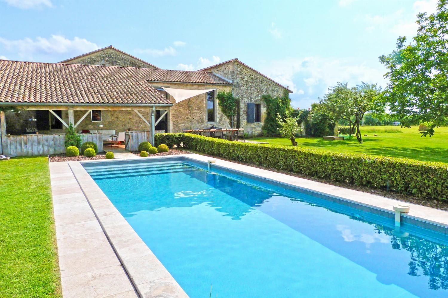 Holiday home in South West France with private heated pool