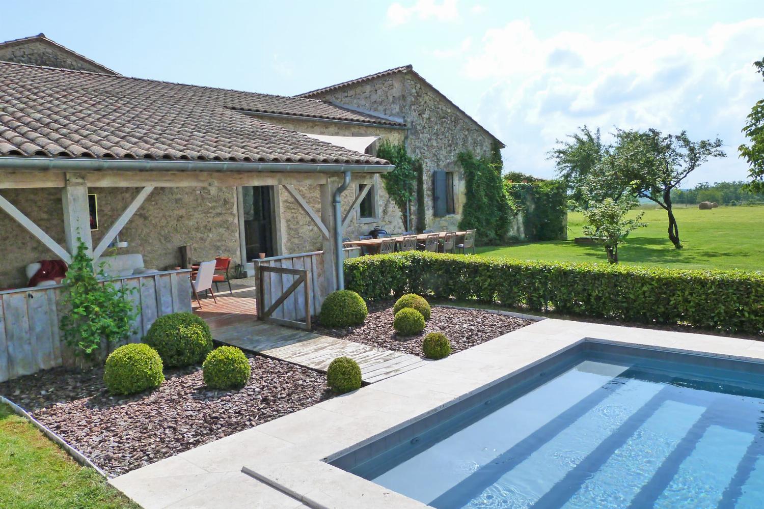 Holiday home in South West France with private heated pool