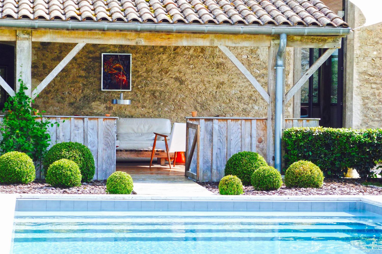 Holiday home in South West France with private heated pool