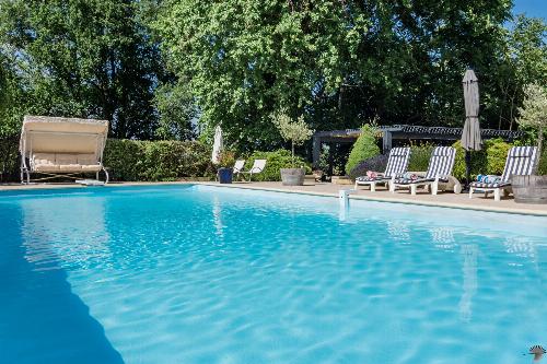 Private heated pool