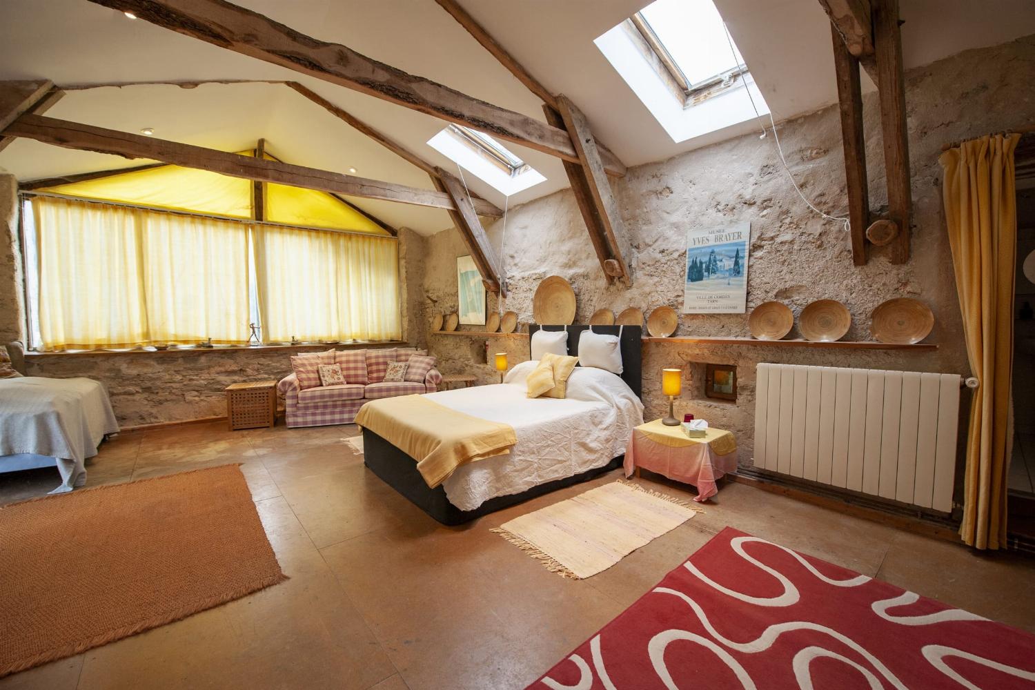 Bedroom in barn | Holiday home in Lot