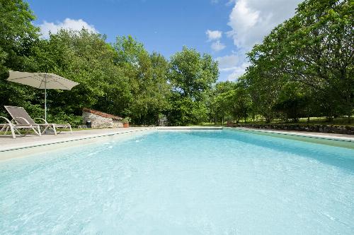 Private heated pool