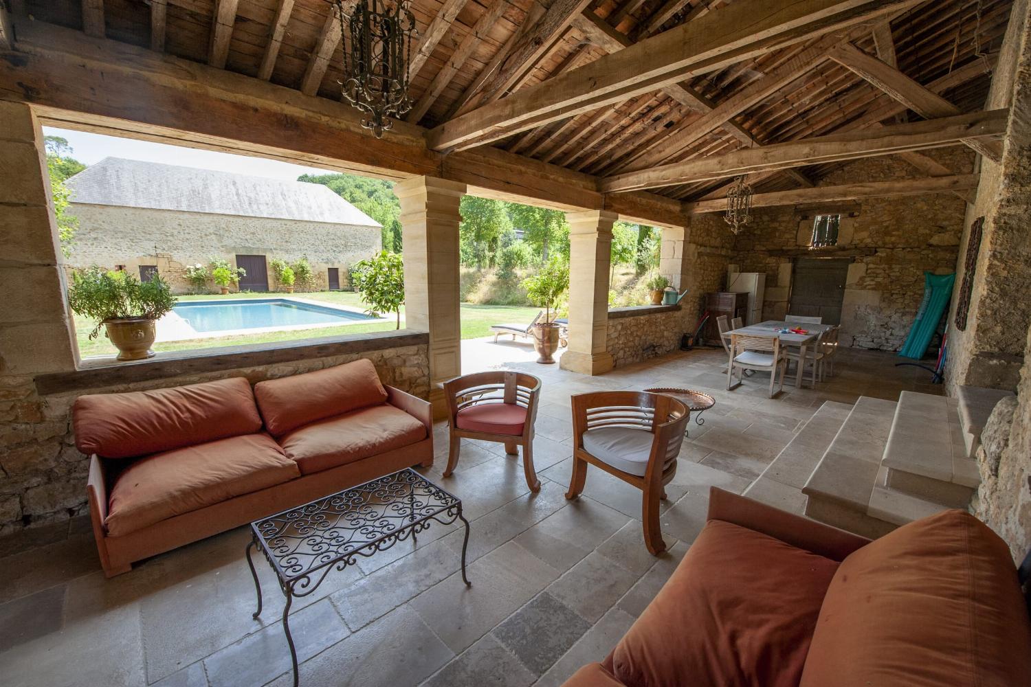 Covered terrace