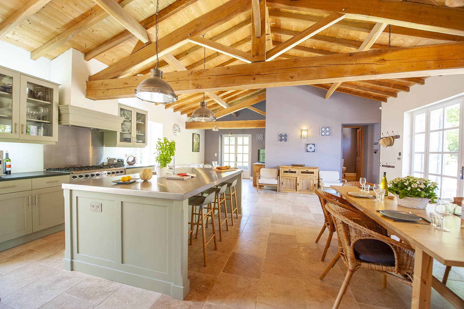 Kitchen in Haute-Garonne rental home