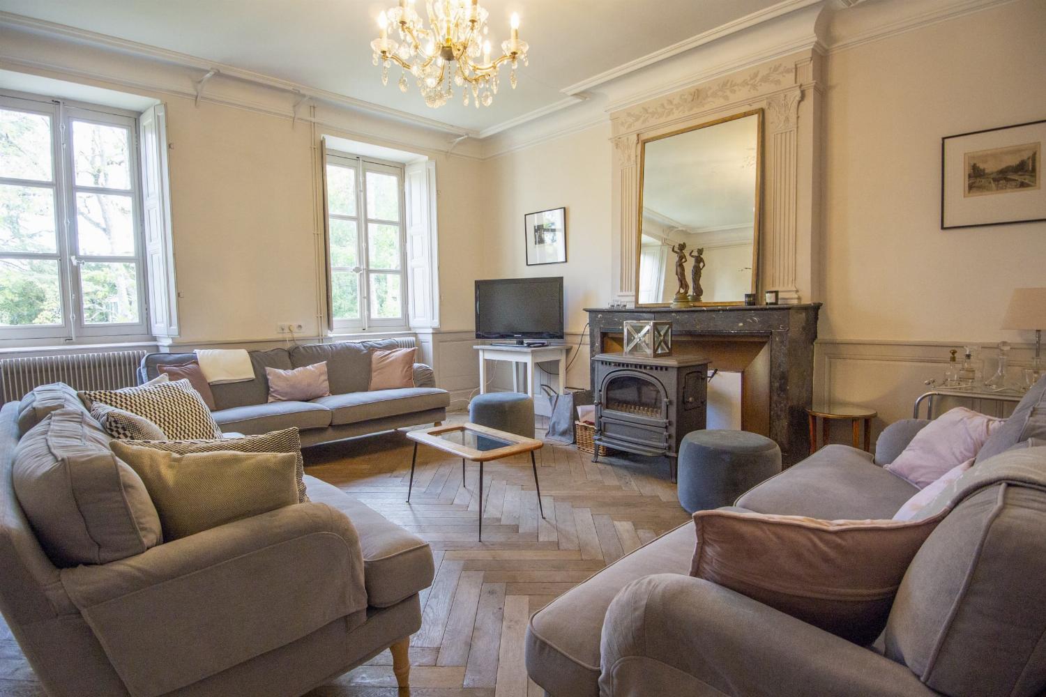 Living room | Self-catering accommodation in Burgundy