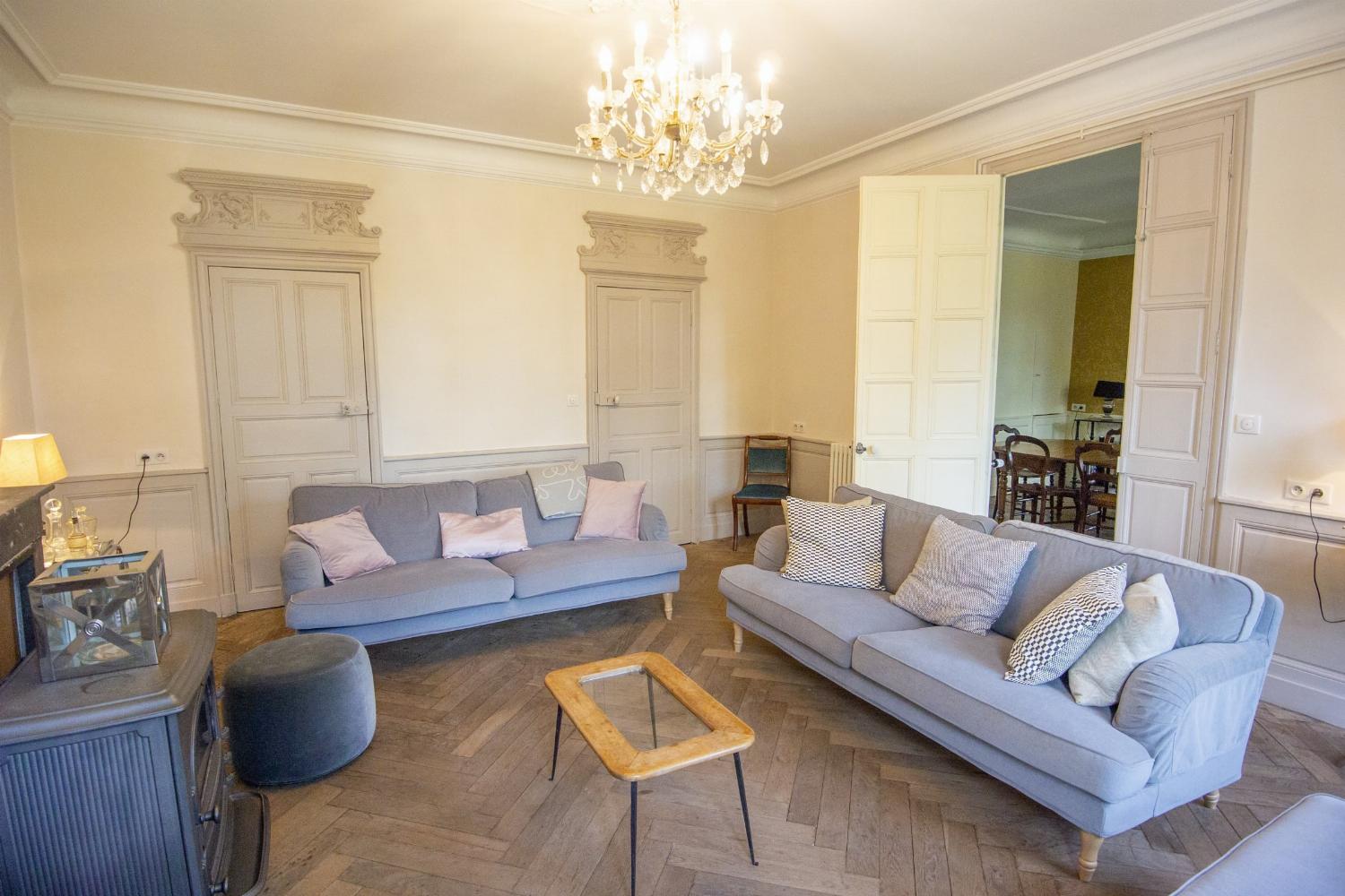 Living room | Self-catering accommodation in Burgundy