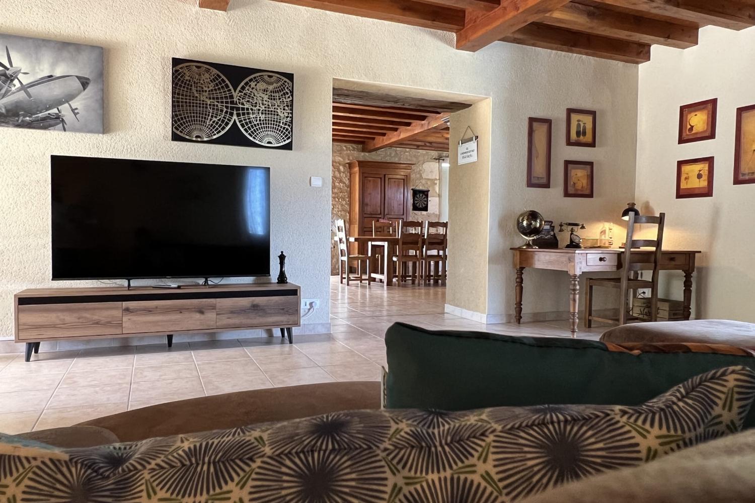 Living room | Holiday home in Nouvelle-Aquitaine