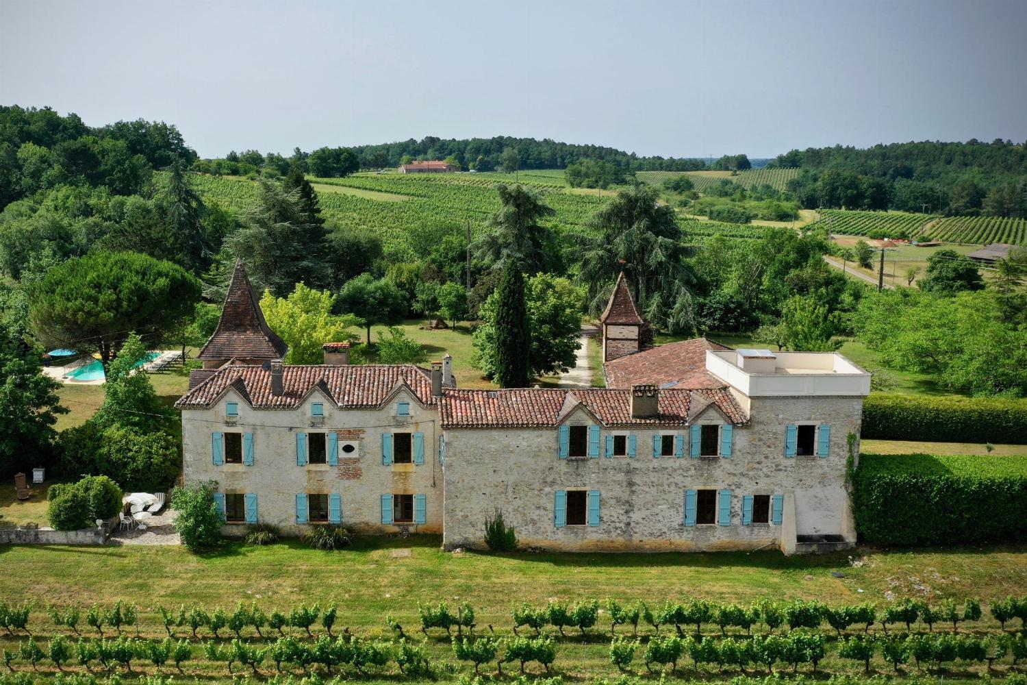 Maison de vacances dans le sud-ouest de la France avec piscine privée