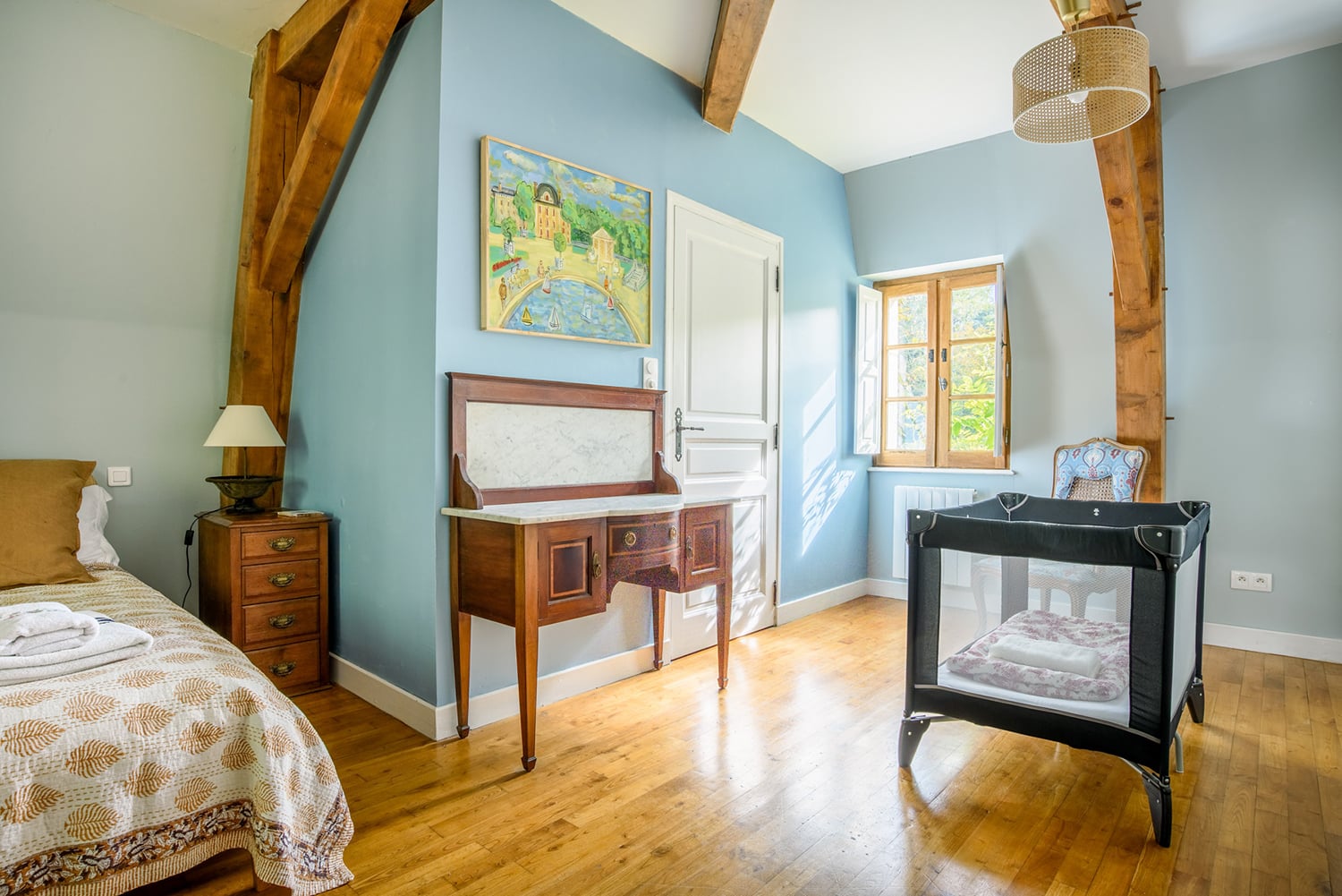 Bedroom | Holiday home in Bourdeilles